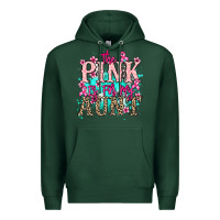 Sports Green The pink is for my Aunt Cancer Awareness Premium Hoodie - HowdyJamesFarm