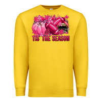 Lemon Tis' the season Football Breast Cancer Premium Sweatshirt - NancyCooperArtShop