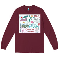 Burgundy doctor life Long Sleeve Tee - MaliasSmallBusiness