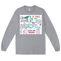 Heather Grey doctor life Long Sleeve Tee - MaliasSmallBusiness