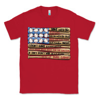 Red baseball ballgame Classic Tee - MaliasSmallBusiness