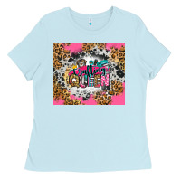 Baby Blue crafting queen Ladies Tee - Zillion Design Studio