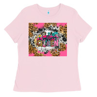 Bubblegum Pink crafting queen Ladies Tee - Zillion Design Studio