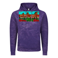 Cloud Purple horses roses ann cactuses license plate Vintage Hoodie - Artiststas