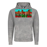 Cloud Rock horses roses ann cactuses license plate Vintage Hoodie - Artiststas