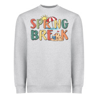 Heather Grey spring break Heavyweight Sweatshirt - MaliasSmallBusiness