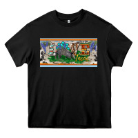 Black love texas armadillo license plate Heavy Core Tee - BarkalooDesign