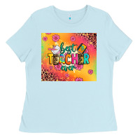 Baby Blue best teacher ever Ladies Tee - Zillion Design Studio