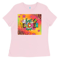 Bubblegum Pink best teacher ever Ladies Tee - Zillion Design Studio