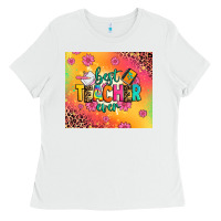 White best teacher ever Ladies Tee - Zillion Design Studio