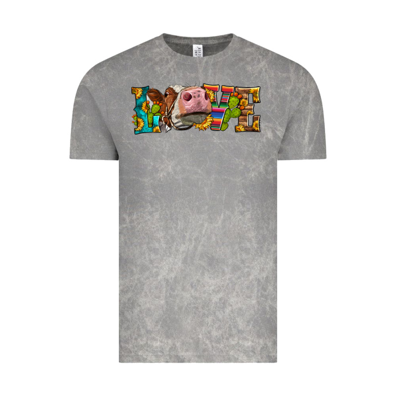 Western Love Simmental Cow Vintage Tee by LillyAllenDesigns | Teevron