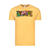 Vintage Mustard Western Love Simmental Cow Vintage Tee - LillyAllenDesigns