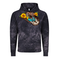Cloud Black cowboy hat Vintage Hoodie - AdoDesignShop