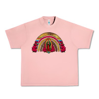 Salmon lady of guadalupe rainbow Urban Heavy Tee - Jasminsmagicworld