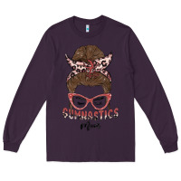 Plum gymnastics mom Long Sleeve Tee - MaliasSmallBusiness