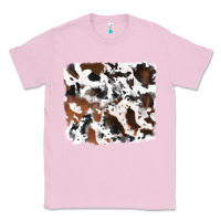 Bubblegum Pink cowhide background Classic Tee - RanaPortraitStore