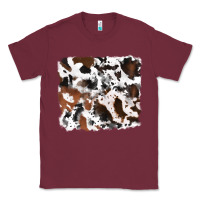 Burgundy cowhide background Classic Tee - RanaPortraitStore