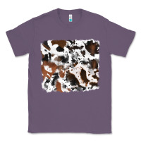 Lavender cowhide background Classic Tee - RanaPortraitStore