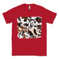Red cowhide background Classic Tee - RanaPortraitStore