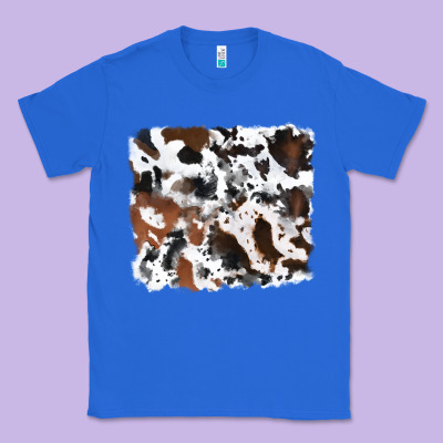 Cowhide Background Classic Tee Designed By Ranaportraitstore