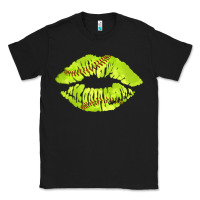 Black softball lips Classic Tee - AdoDesignShop