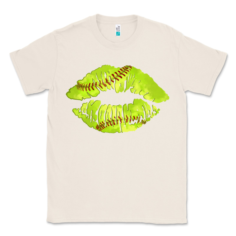 Softball Lips Classic Tee by AdoDesignShop | Teevron