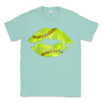 Seafoam softball lips Classic Tee - AdoDesignShop