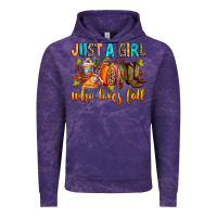 Cloud Purple Just a girl who loves Fall Vintage Hoodie - RanaPortraitStore