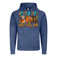 Vintage Denim Just a girl who loves Fall Vintage Hoodie - RanaPortraitStore