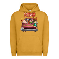 Pigment Peanut Butter Valentine's Day Truck Farm Animals Cupid XOXO Urban Hoodie - FaDigitalArtStudio