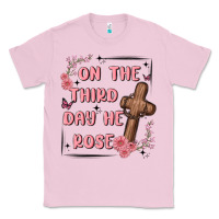 Bubblegum Pink on the third day  he rose Classic Tee - MaliasSmallBusiness
