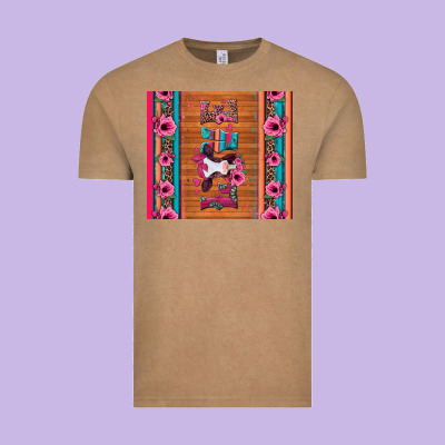 Love Baby Calf Valentine's Day Vintage Tee Designed By Jasminsmagicworld