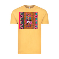 Vintage Mustard love baby calf valentine's day Vintage Tee - Jasminsmagicworld