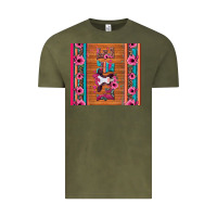 Vintage Olive love baby calf valentine's day Vintage Tee - Jasminsmagicworld