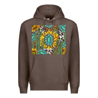 Western Cactus With Sunflowers And Turquoise Tumbler Tbs Premium Hoodie | Teevron