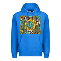 True Royal western cactus with sunflowers and turquoise tumbler tbs Premium Hoodie - TumblerDesignByShophia