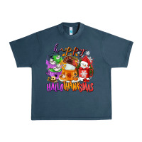 Midnight Navy Happy Hallothanksmas coffee cups Urban Heavy Tee - NancyCooperArtShop
