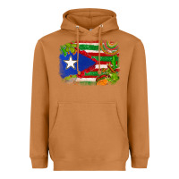 Meerkat Mexico and Puerto Rico flag Heavyweight Hoodie - texasbilliewilder
