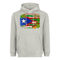 Moon Dust Mexico and Puerto Rico flag Heavyweight Hoodie - texasbilliewilder