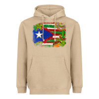 Mushroom Mexico and Puerto Rico flag Heavyweight Hoodie - texasbilliewilder