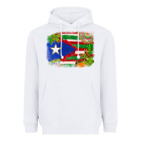 White Mexico and Puerto Rico flag Heavyweight Hoodie - texasbilliewilder