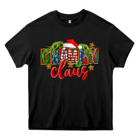 Black Christmas grampy claus Heavy Core Tee - FaDigitalArtStudio