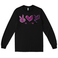 Black peace love dance Long Sleeve Tee - MaliasSmallBusiness