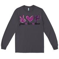 Smoke peace love dance Long Sleeve Tee - MaliasSmallBusiness
