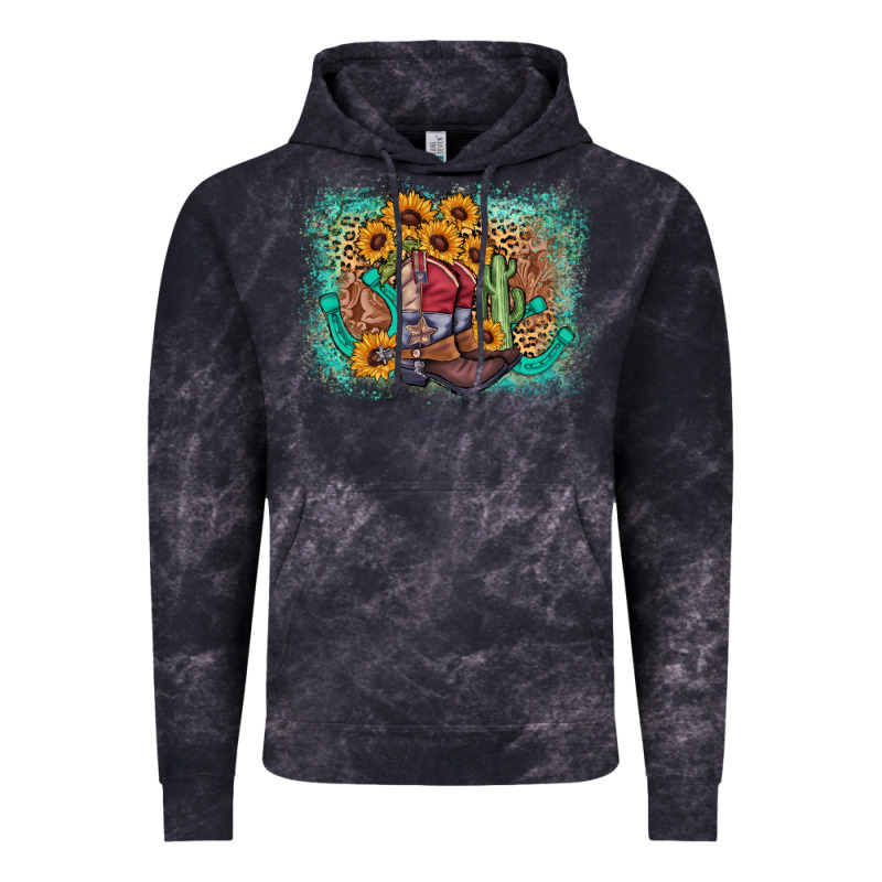 Cowboy Boots Sunflower Vintage Hoodie by AdoDesignShop | Teevron