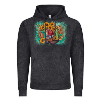 Vintage Black cowboy boots sunflower Vintage Hoodie - AdoDesignShop