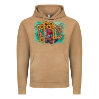 Vintage Camel cowboy boots sunflower Vintage Hoodie - AdoDesignShop