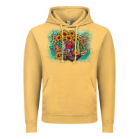 Vintage Mustard cowboy boots sunflower Vintage Hoodie - AdoDesignShop