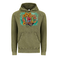 Vintage Olive cowboy boots sunflower Vintage Hoodie - AdoDesignShop