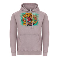 Vintage Zinc cowboy boots sunflower Vintage Hoodie - AdoDesignShop